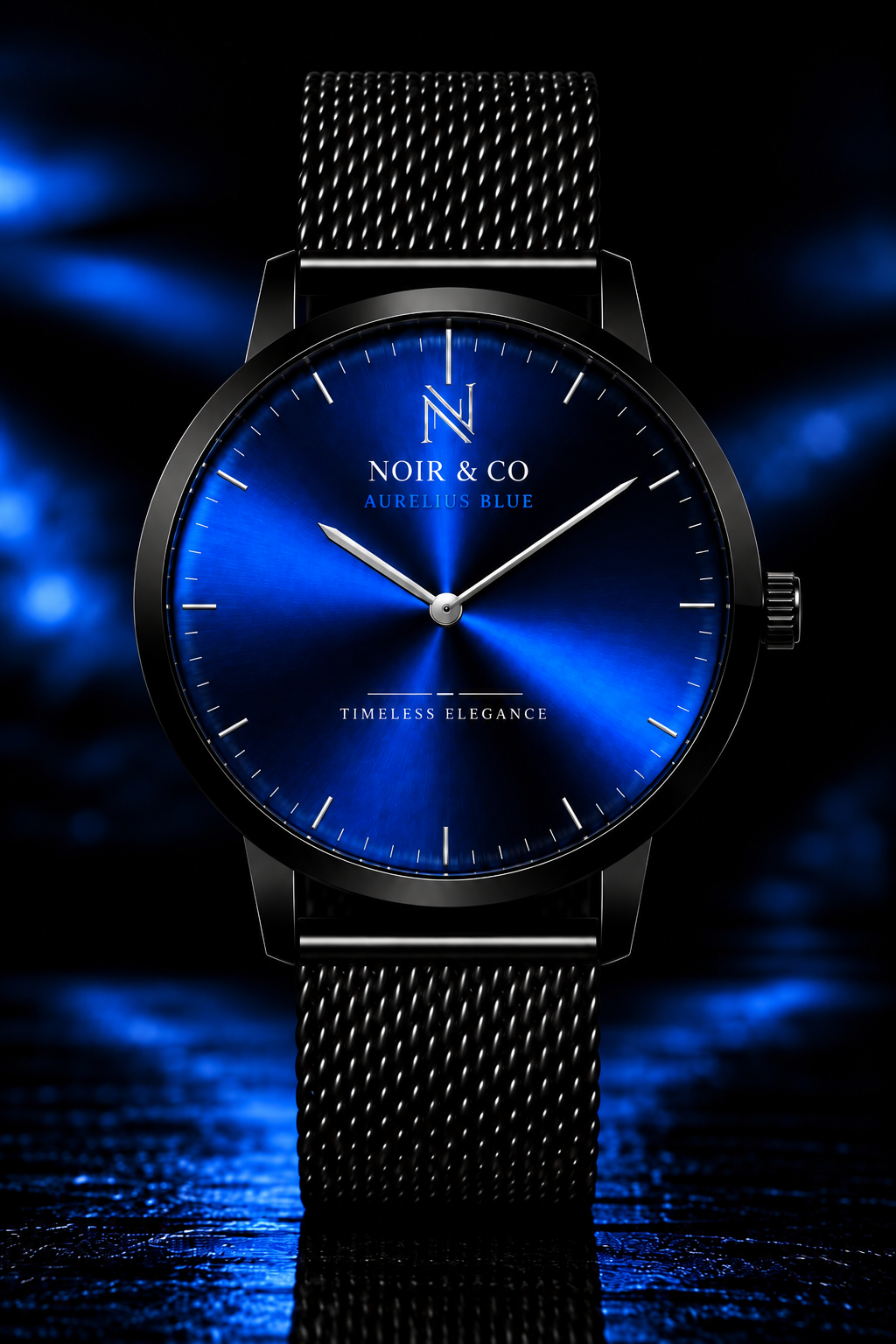 NOIR & CO. AURELIUS BLUE — Quiet luxury. Powerful presence.